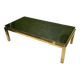 1970s eglomisé glass coffee table