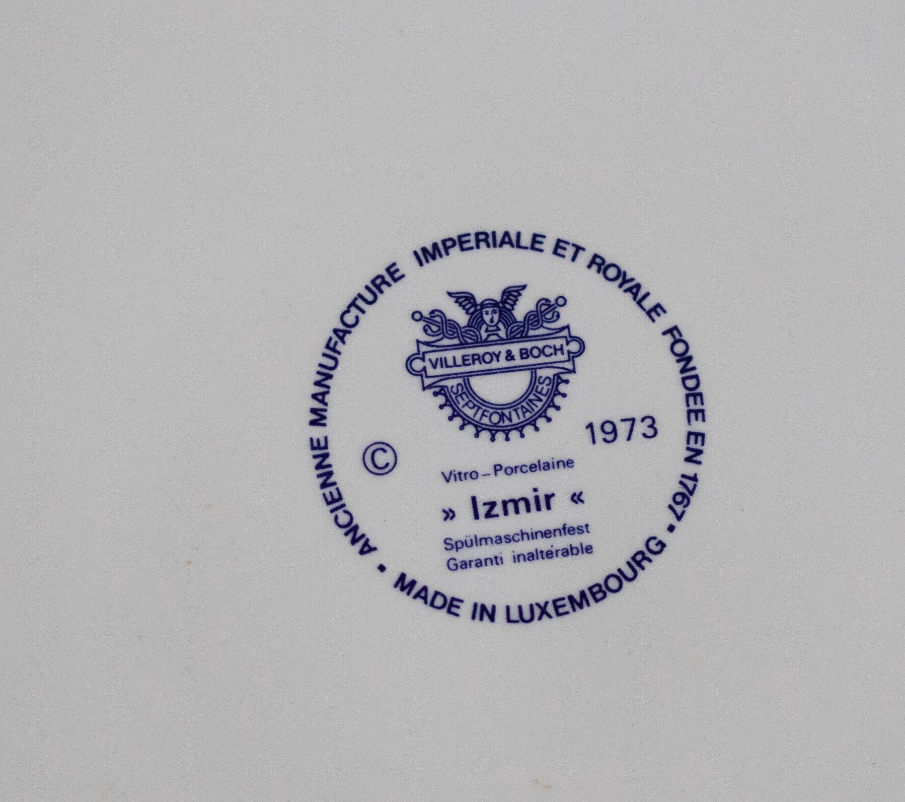 Ceramic dish Villeroy and Boch model Izmir 70s