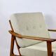 German beige boucle armchair, 1970s