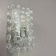 Set of Two "BUBBLE" Tynell Style Glass Wall Light Sconces, Germany, 1970s