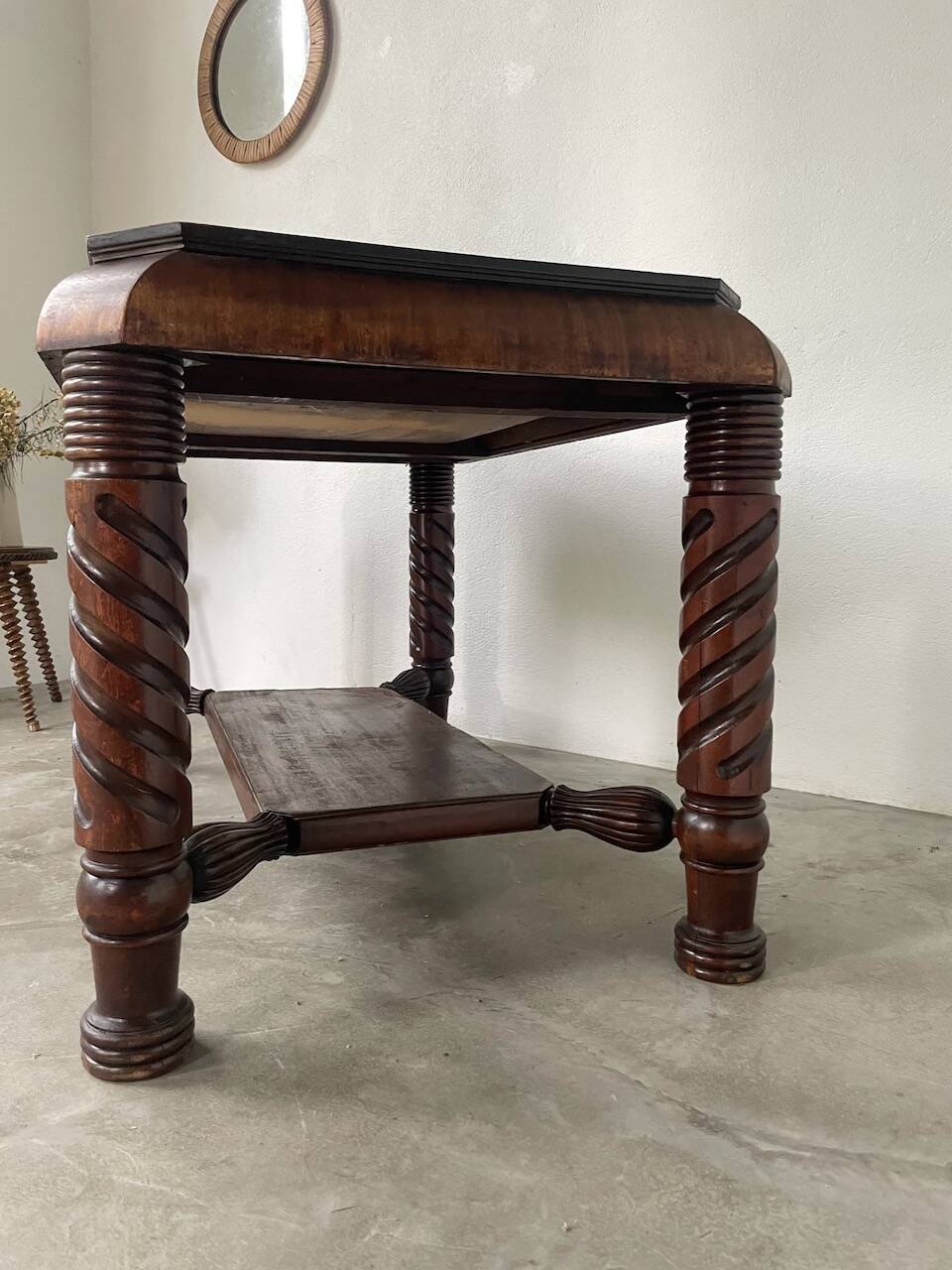 Bureau console acajou 1900
