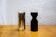 Vases de la série Camicia d'Enzo Mari pour Danese, 1961, lot de 2