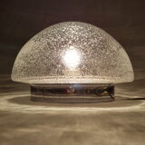 Ceiling light bubble glass and chrome