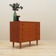 Teak chest of drawers, Danish design, 1970s, production: Denmark