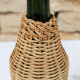 Wicker coated bottle