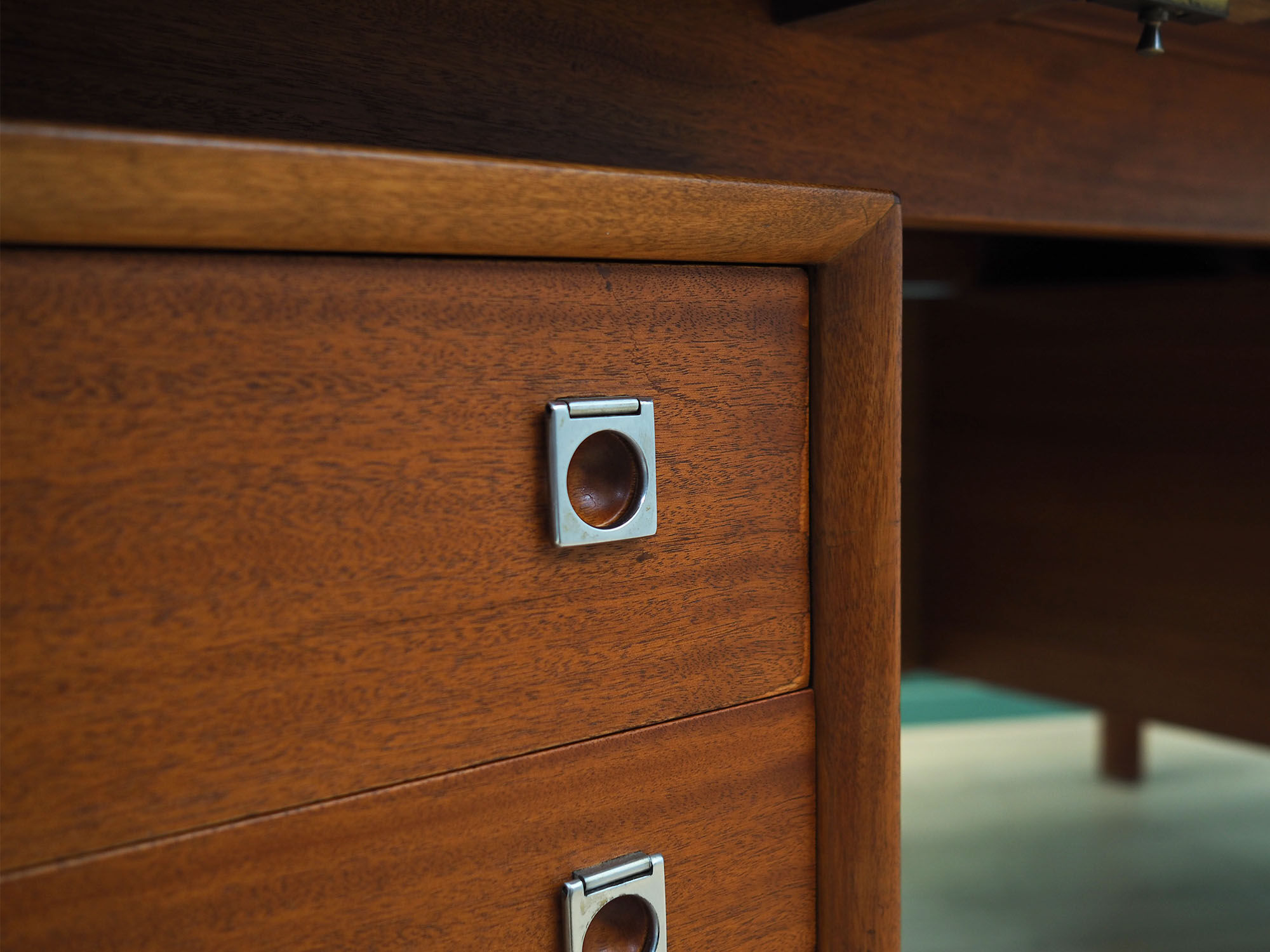 Mahogany desk, Danish design, 1960s, designer: Arne Vodder, production: Sibast