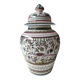 Potiche/ginger pot, tea reproduction xviith museum, art and deco, hand painted signed