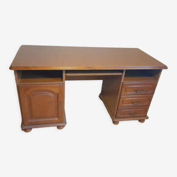 Large oak desk