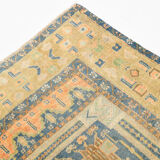 5x9 Rustic Primitive Vintage Handknotted Rug, 266x163Cm