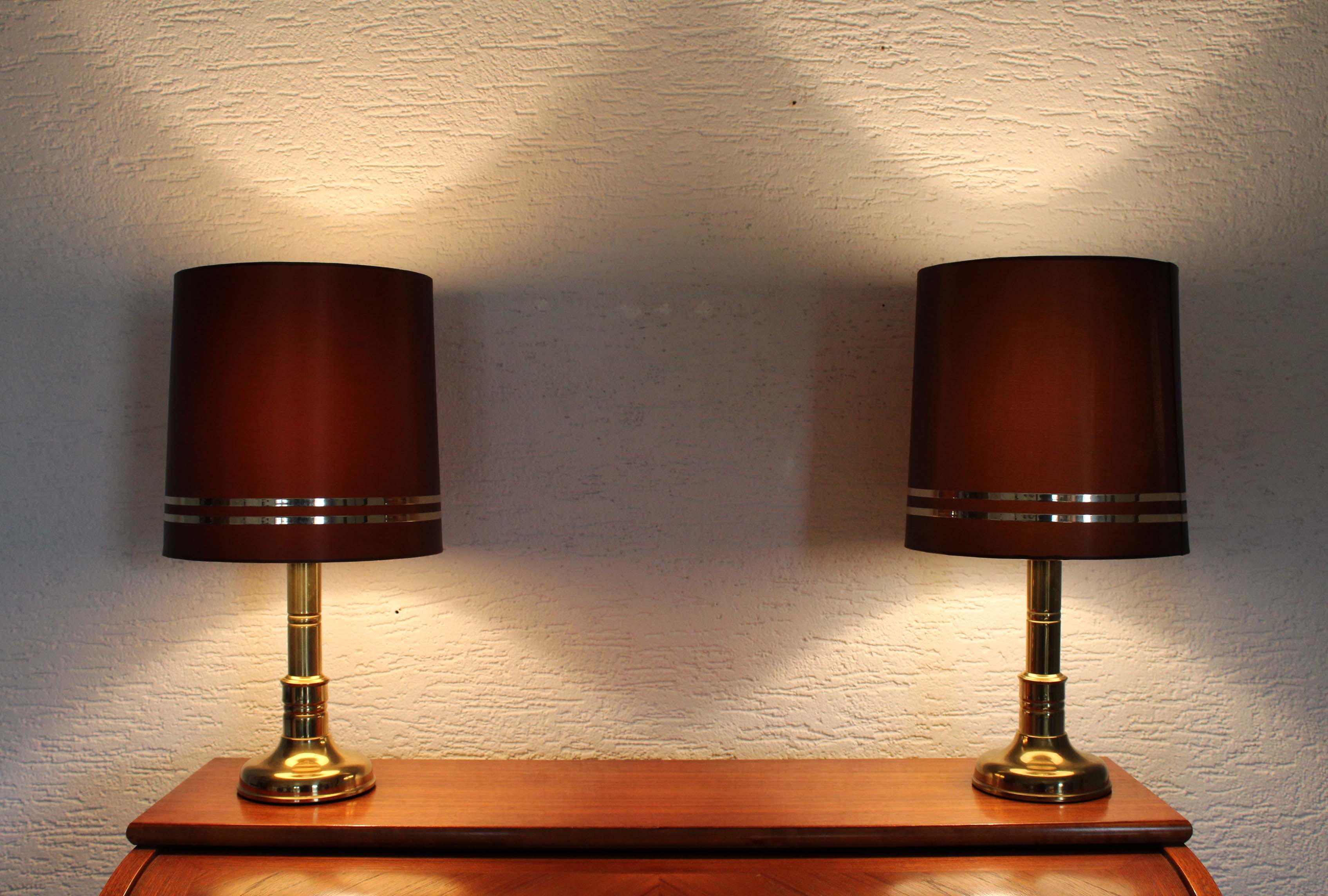 Pair of lamp Wortmann and Filz years 50/60