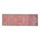 1970s Turkish Oushak Handmade Wool Cotton Orange Area Rug 86x284