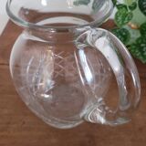 Chiseled/cut crystal pitcher