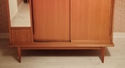 Vintage cabinet foot compass