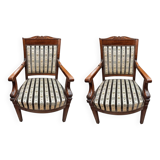 Paire de fauteuils au Dauphin