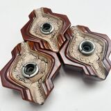 Set of 3 ceramic wall lamps by PAN Keramik, 1960s