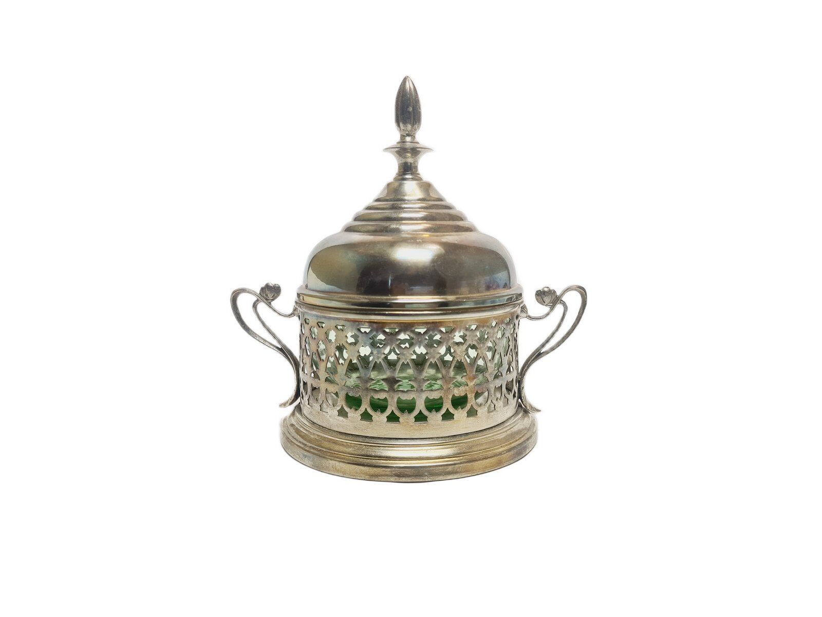 Art Nouveau Polish candyer from Plewkiewicz, Warsaw, 1890s