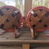 Pair of cocktail armchairs from the 50s