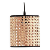 Handcrafted woven bamboo pendant light
