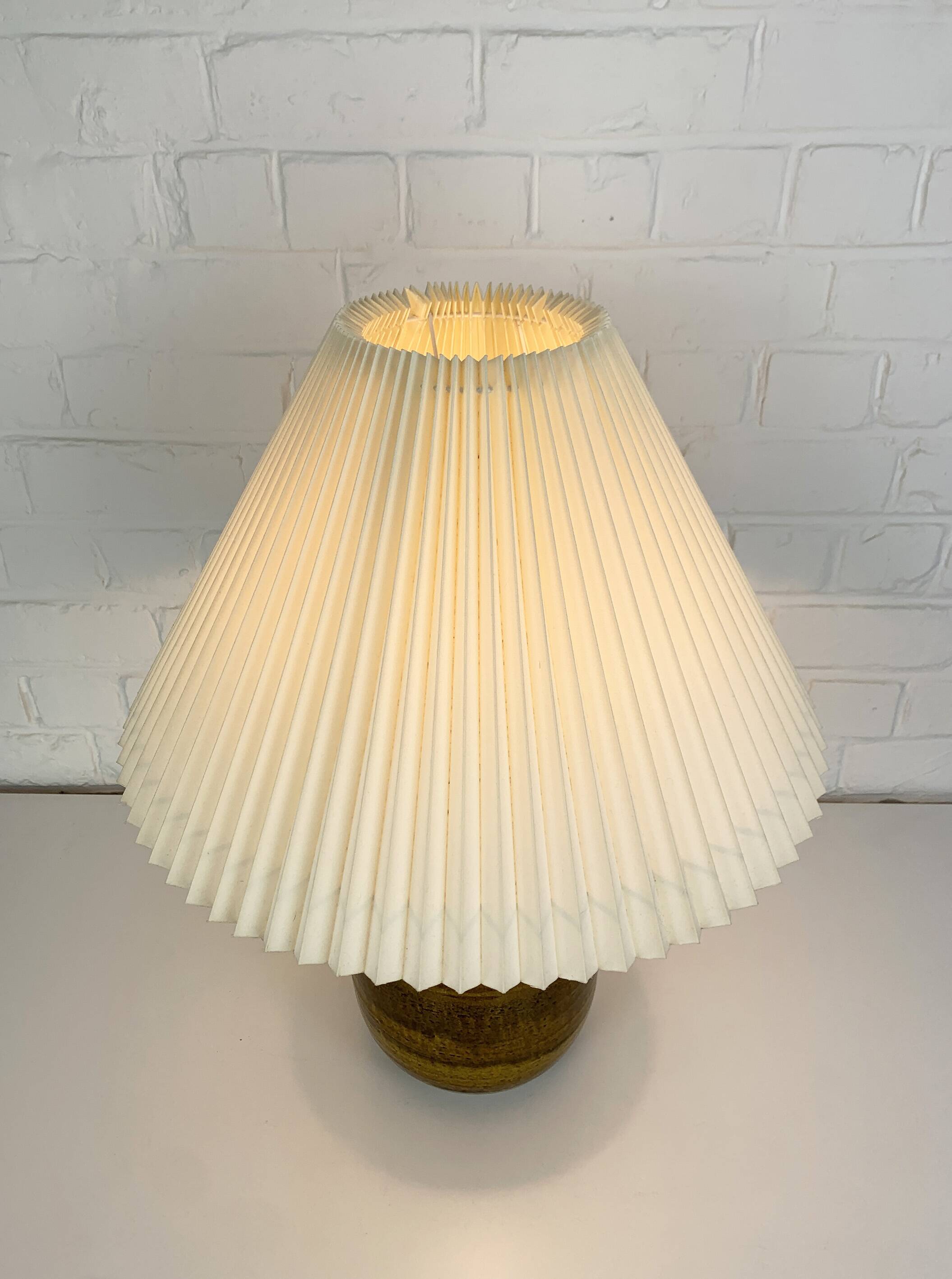 Lampe de table scandinave en céramique, Nils Kähler pour HAK, Danemark, 1960
