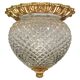 Brass pineapple ceiling or wall light by Gaetano Sciolari, Italy, 1960s-1970s