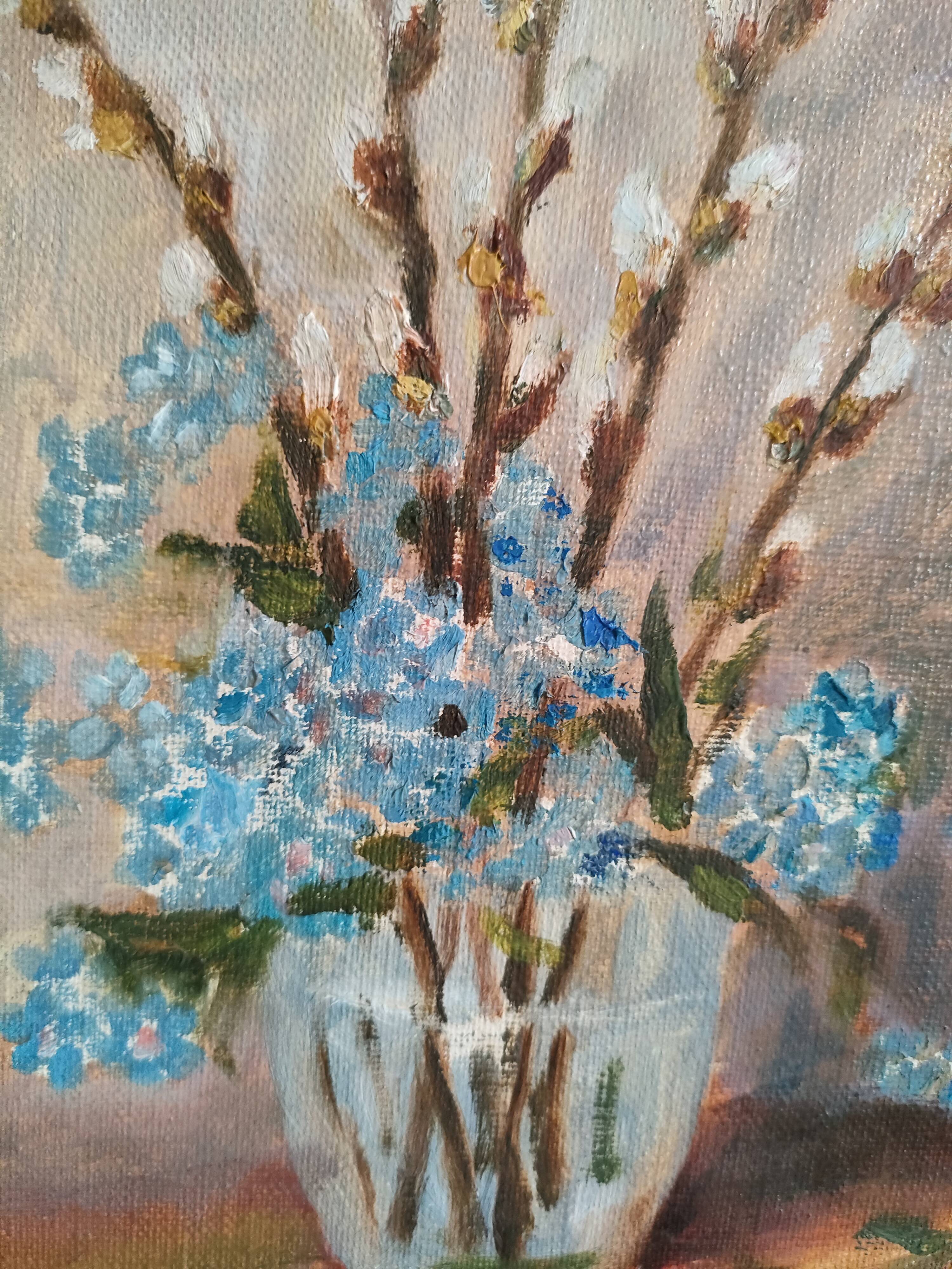 Painting flowers