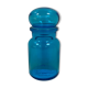 Small turquoise blue jar from the 70s