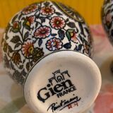 Gien earthenware vases