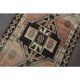 1970s Turkish Oushak Handmade Wool Cotton Orange Runner Rug 117x391