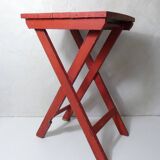 old folding wooden side table