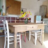Farmhouse table turned legs