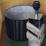 Chrome and cork lamp from the 70s