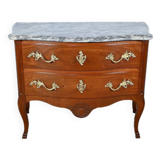 Commode Sauteuse en Acajou massif, style Louis XV – Fin XIXe