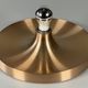 1960s 1970s Disc Wall Lamp by Teka Germany Space Age Design Aluminum Metal