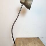 Grey Industrial Workshop Gooseneck Table Lamp, 1960s