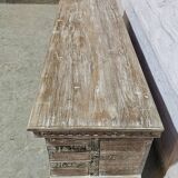 Banc - coffre en teck birman