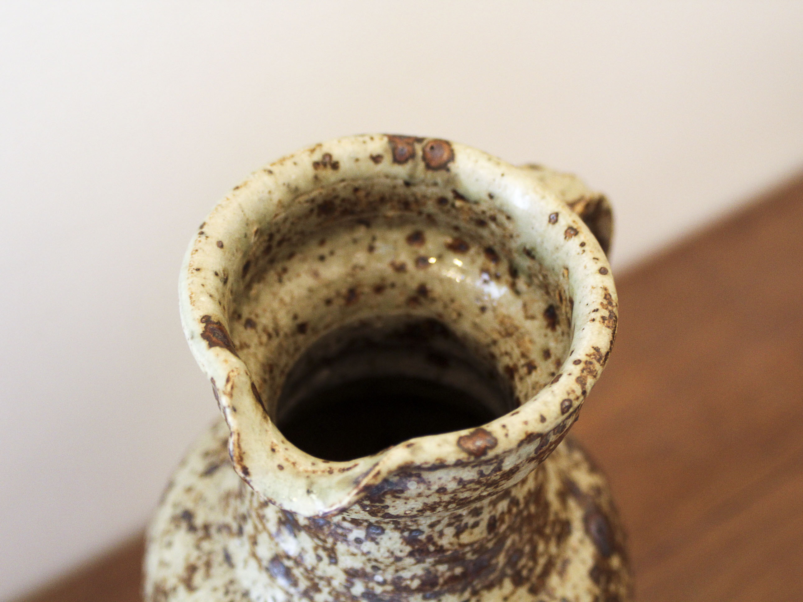 Pichet en grès pyrité Pierre Digan La Borne