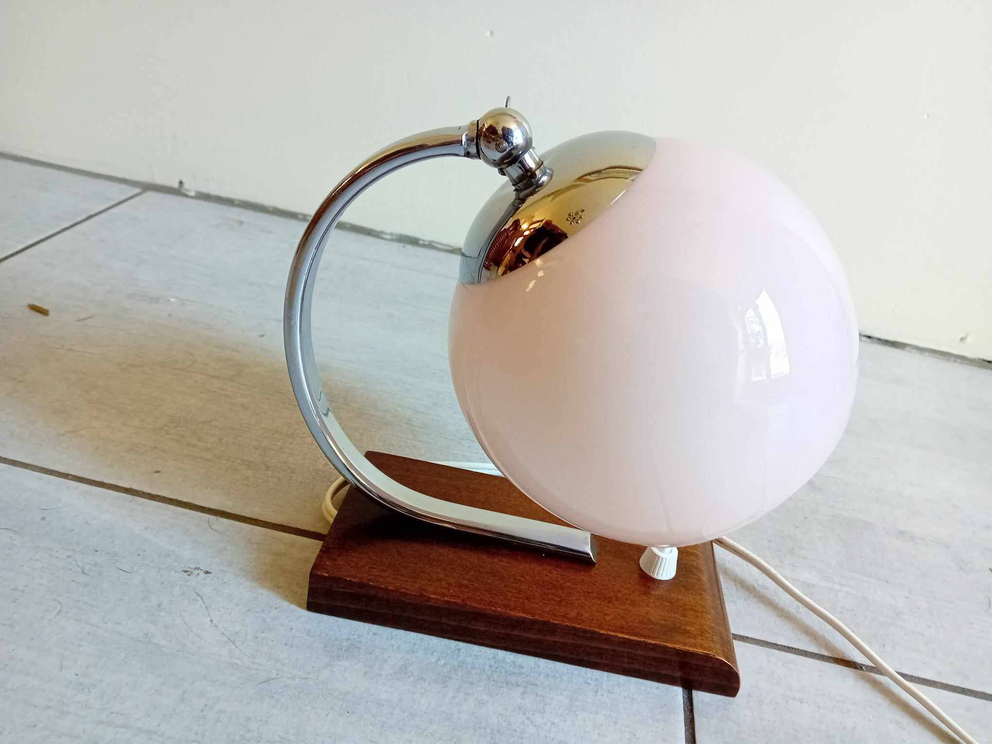 Art deco bedside lamp.