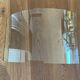 Curved glass firewall