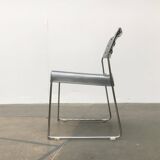 Omkstack Postmodern Chair from the vintage space age by Rodney Kinsman for Bieffeplast
