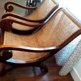 Pair of armchairs English style colonial