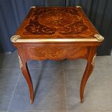 Louis XV style marquetry game table