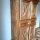 buffet sideboard light oak rustic style