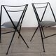 Cinderella folding chair pair by Yamakato, 1980s.
