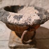 Patinated terracotta vase