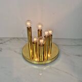 6 Light Flush-Mount Attributed to Gaetano Scioliari for Boulanger, Italy