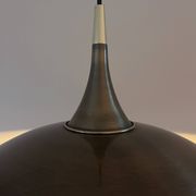Suspension vintage en laiton attribuée à Florian Schulz - Lampe design allemande faite main