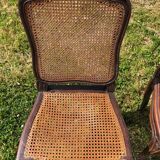 Old Louis XV caned chairs