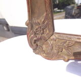 Miroir 19 ème bois et stuk doré