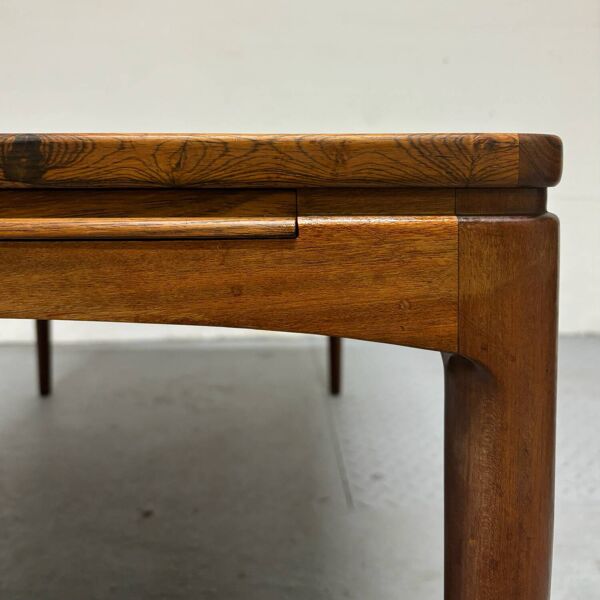 Table basse Mid-Century par HW Klein palissandre années 60