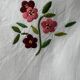 7 antique and embroidered napkins